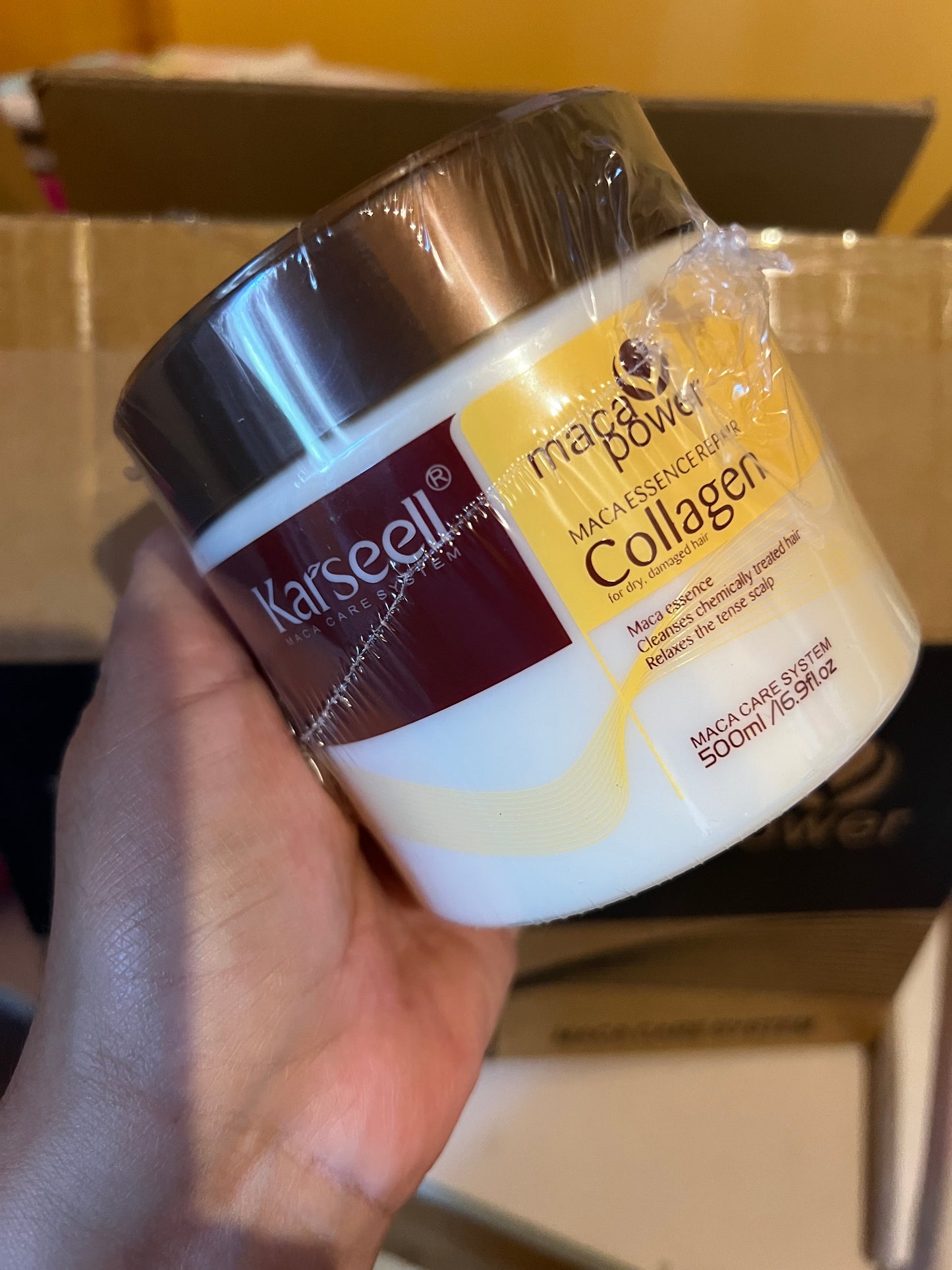 Crema capilar de Colageno